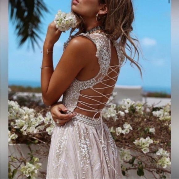 Hello Molly Gold on the Ceiling Sparkle Dress - Picture 2 of 11